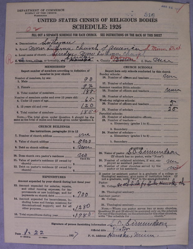 Scan of Norwegian Lutheran Church of America: 516