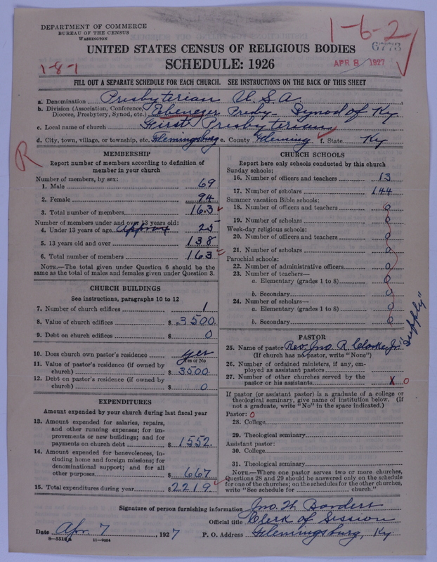 Scan of Presbyterian Church in the United States of America: 6773