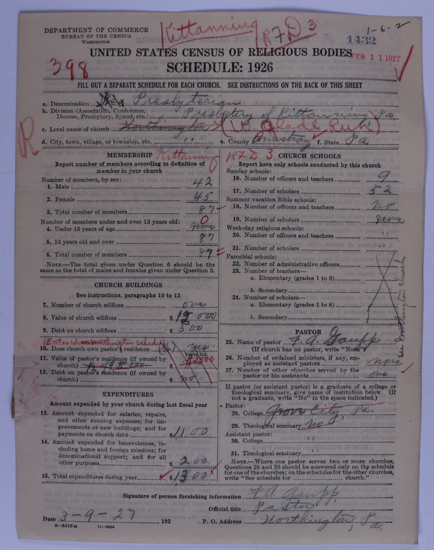 Scan of Presbyterian Church in the United States of America: 1432