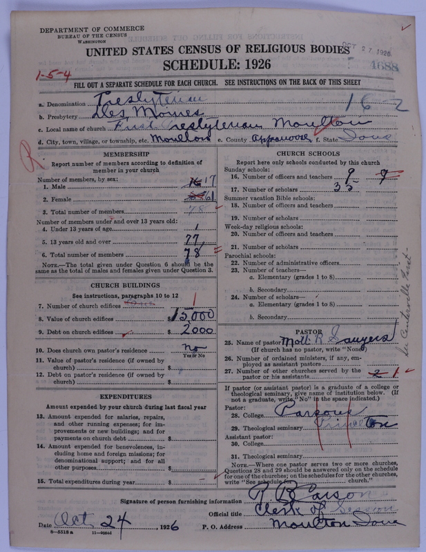 Scan of Presbyterian Church in the United States of America: 4688