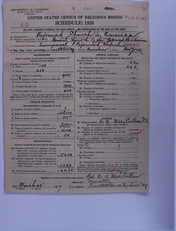 Scan of Reformed Church in America: 180