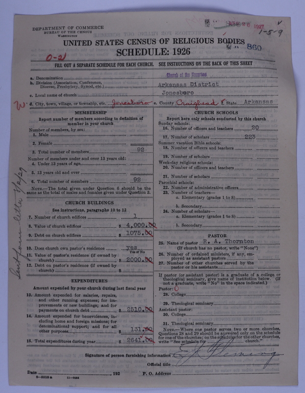Scan of Church of the Nazarene: 860