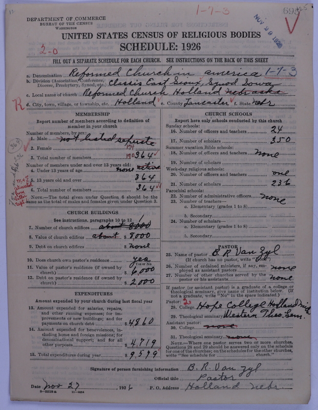Scan of Reformed Church in America: 695