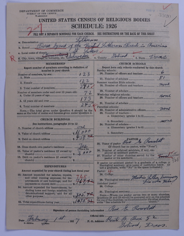 Scan of United Lutheran Church in America: 3520