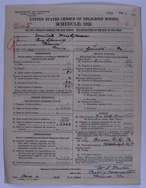 Scan of United Presbyterian Church of North America: 299