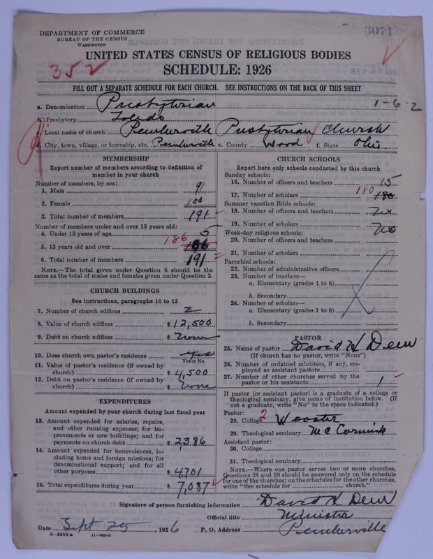 Scan of Presbyterian Church in the United States of America: 3071
