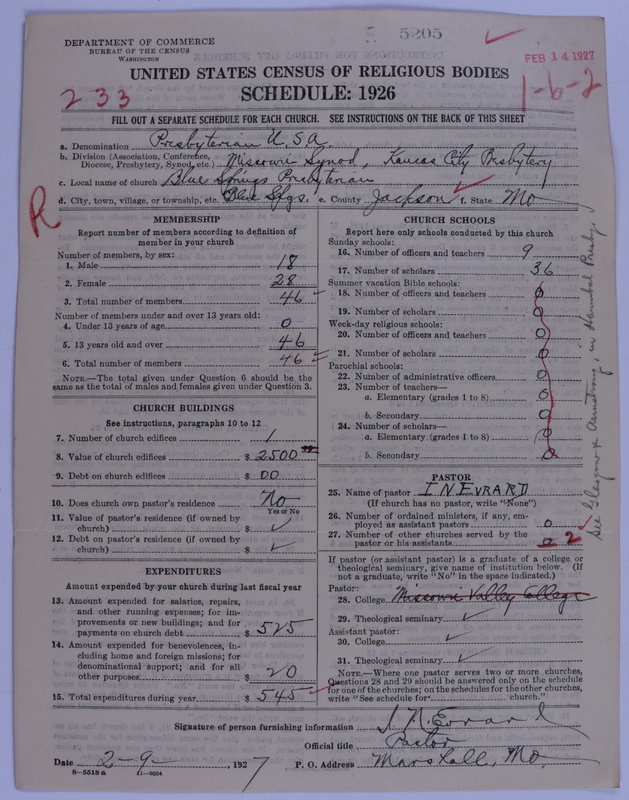Scan of Presbyterian Church in the United States of America: 5205