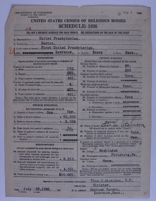 Scan of United Presbyterian Church of North America: 9