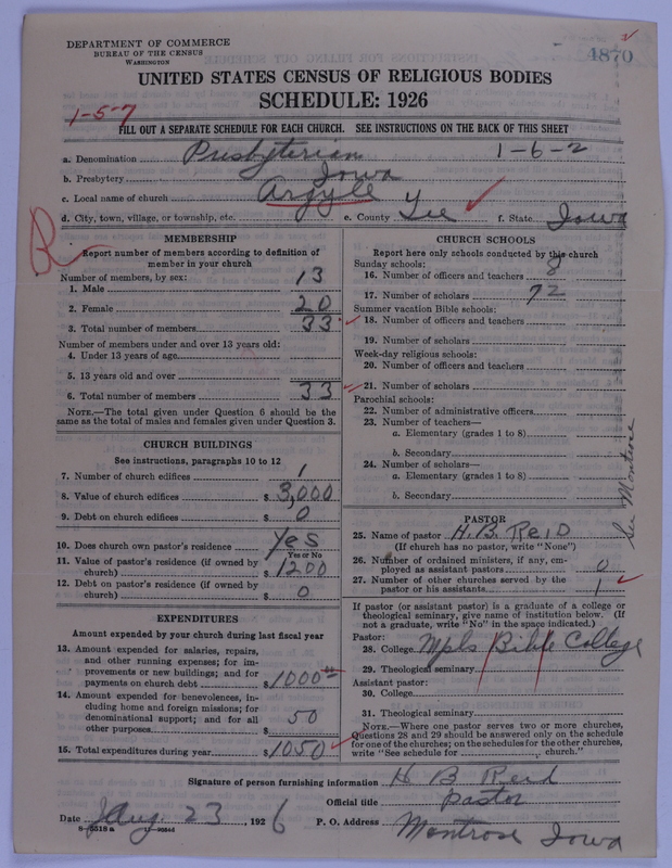 Scan of Presbyterian Church in the United States of America: 4870