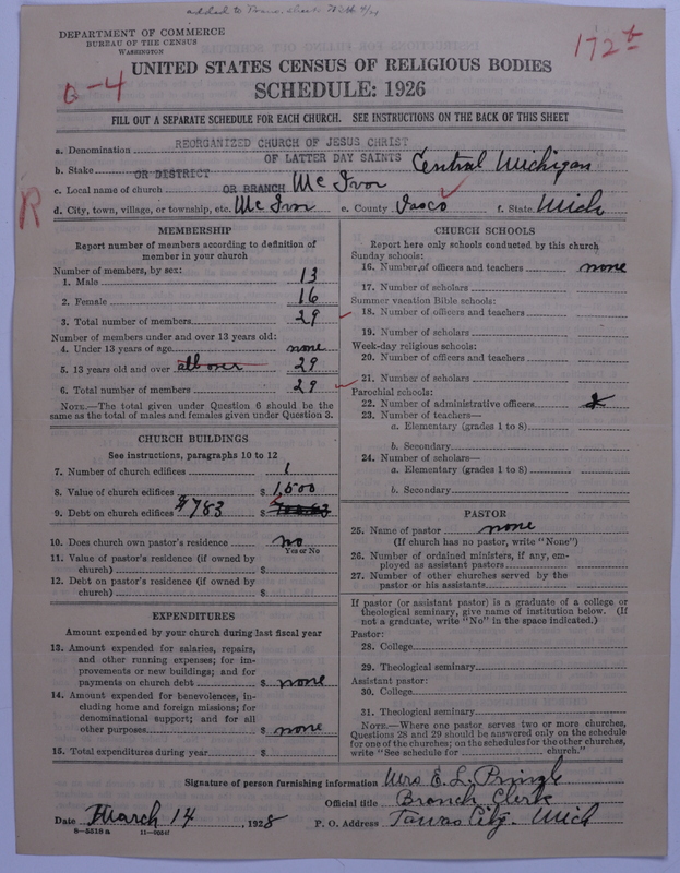 Scan of Reorganized Church of Jesus Christ of Latter Day Saints: 172b