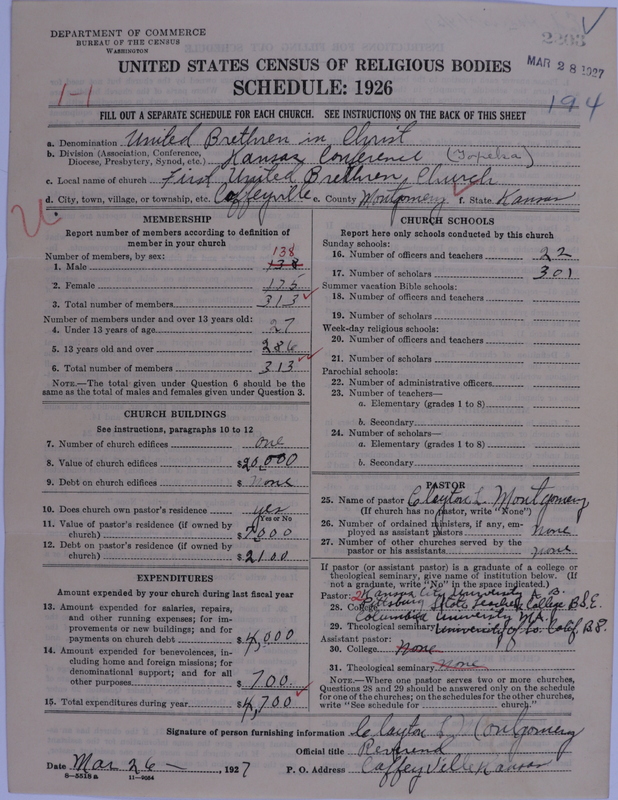 Scan of Church of the United Brethren in Christ: 2203