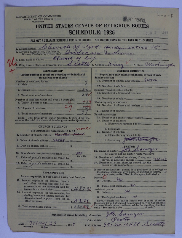 Scan of Church of God (Headquarters, Anderson, Ind.): 861