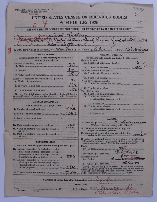 Scan of United Lutheran Church in America: 3505