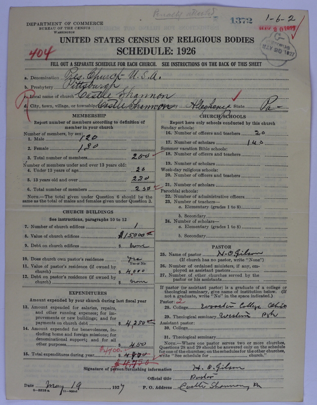 Scan of Presbyterian Church in the United States of America: 1372