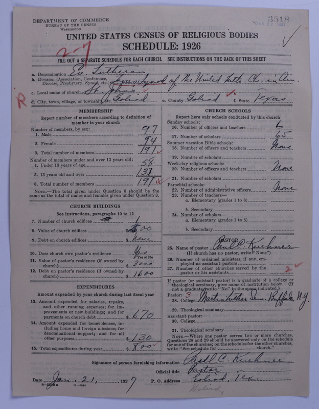 Scan of United Lutheran Church in America: 3518