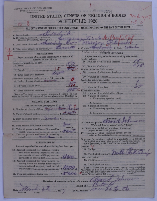 Scan of Swedish Evangelical Mission Covenant of America: 331