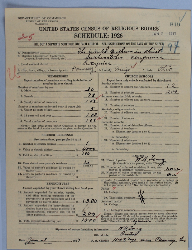 Scan of Church of the United Brethren in Christ: 849