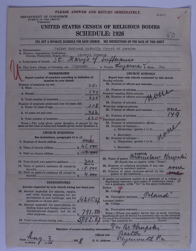 Scan of Polish National Catholic Church of America: 50