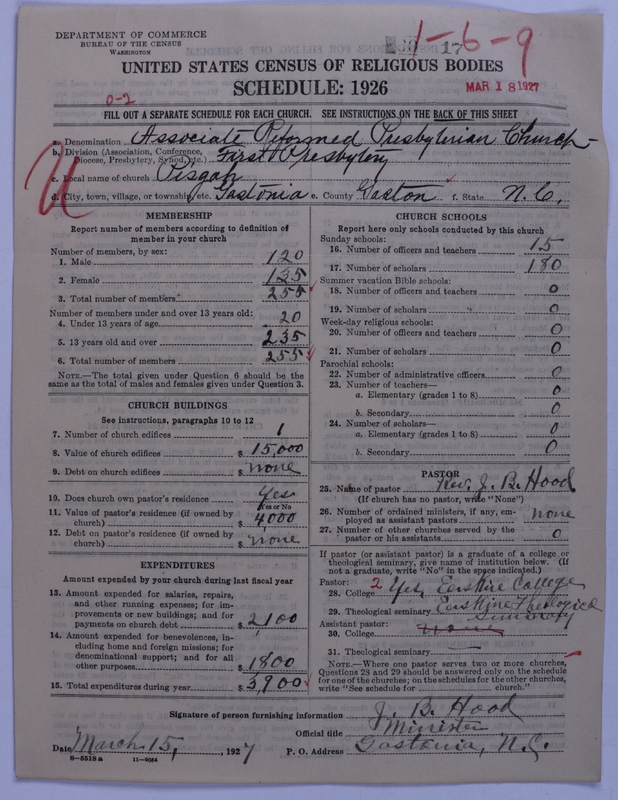 Scan of Associate Reformed Presbyterian Church: 17