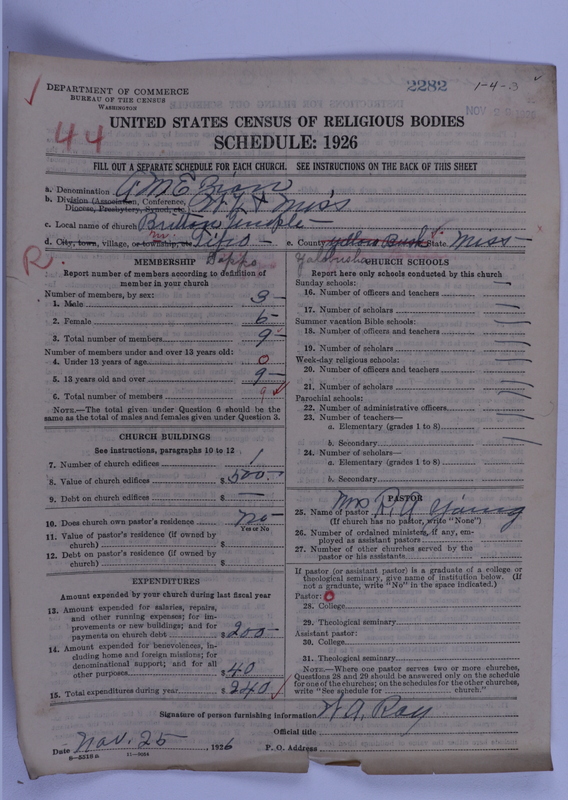 Scan of African Methodist Episcopal Zion Church: 2282