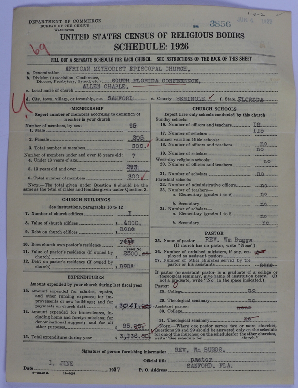 Scan of African Methodist Episcopal Church: 3856