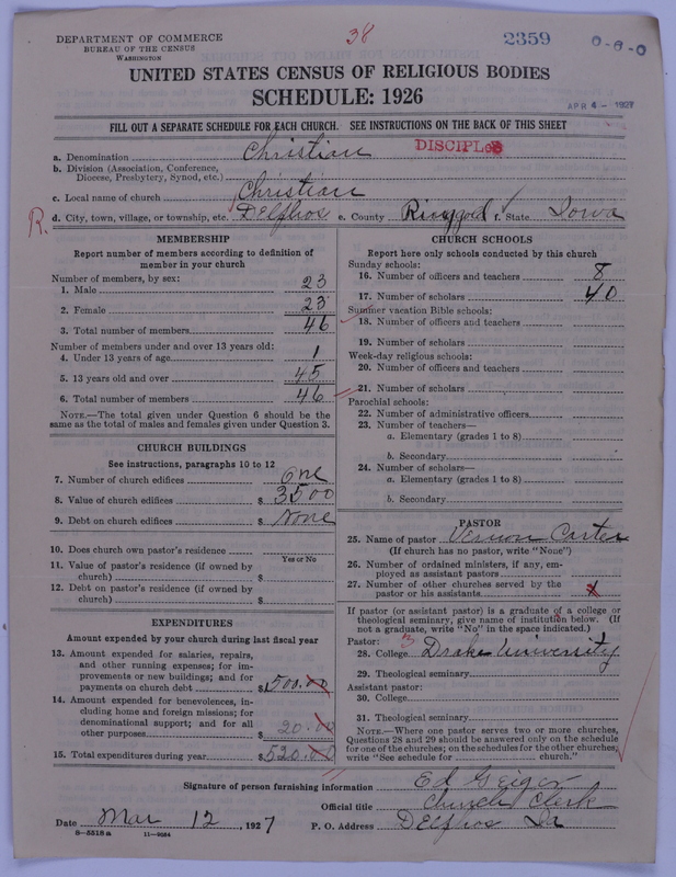 Scan of Disciples of Christ: 2359
