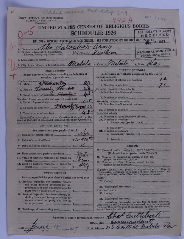 Scan of Salvation Army: 792a