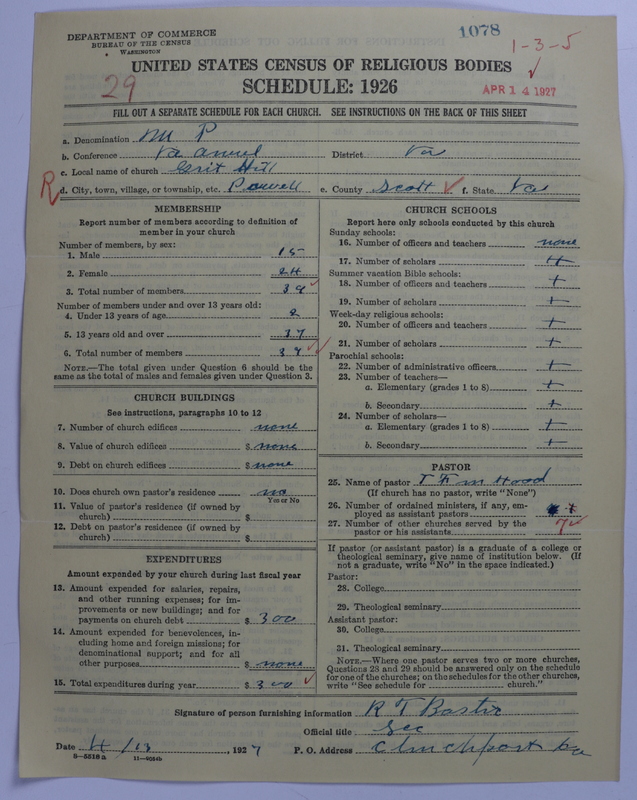 Scan of Methodist Protestant Church: 1078