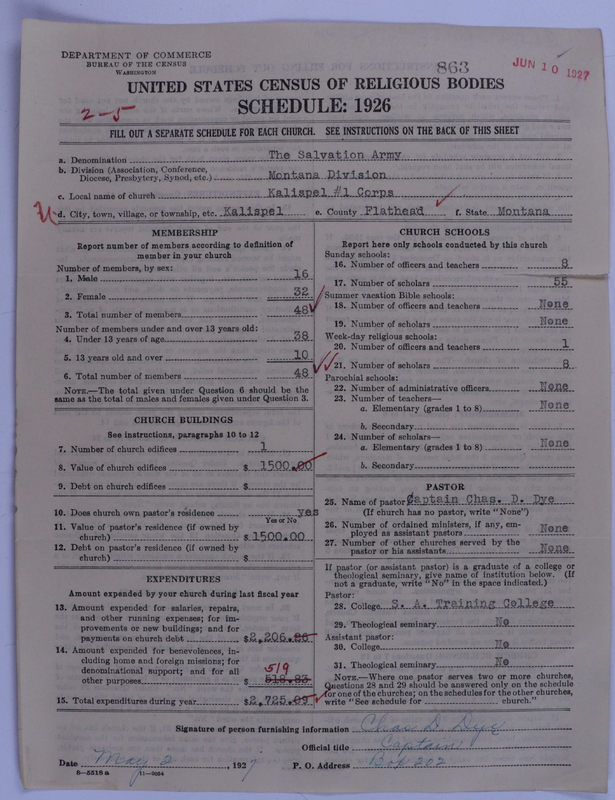 Scan of Salvation Army: 863