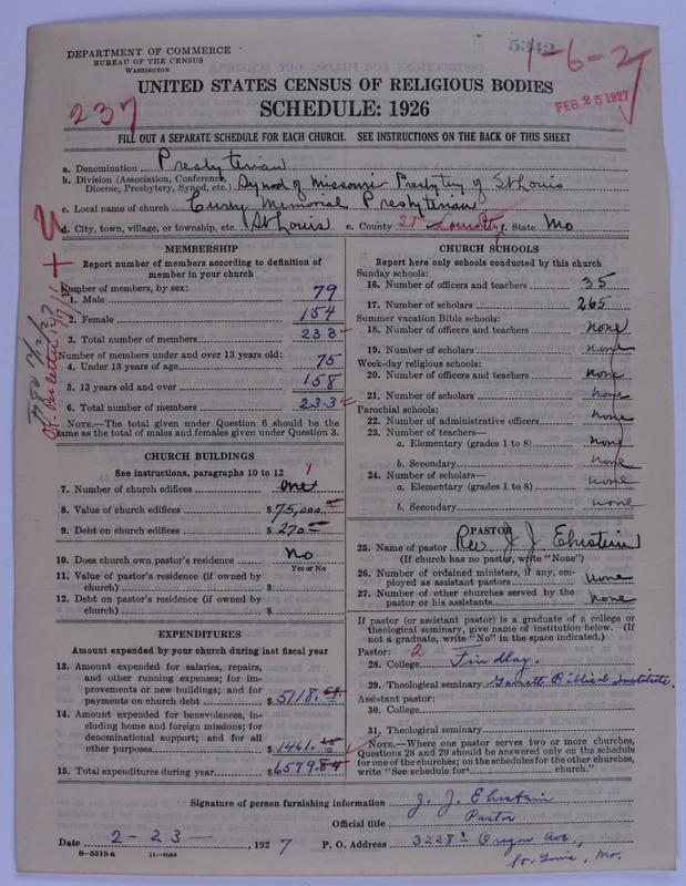 Scan of Presbyterian Church in the United States of America: 5342