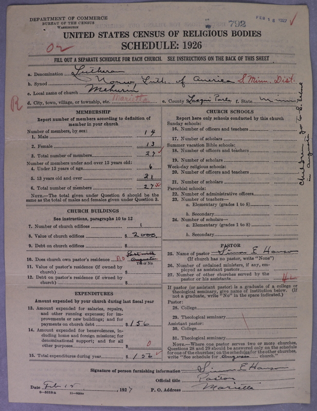 Scan of Norwegian Lutheran Church of America: 792
