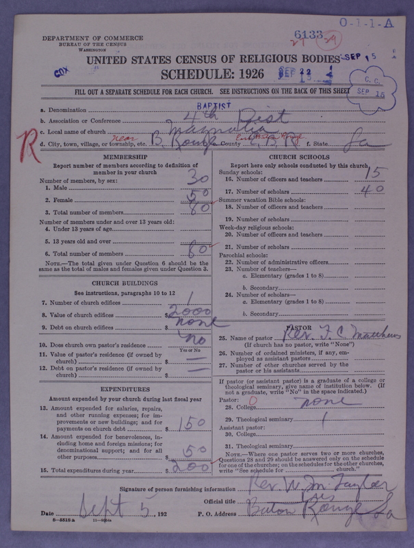 Scan of Negro Baptists: 6133