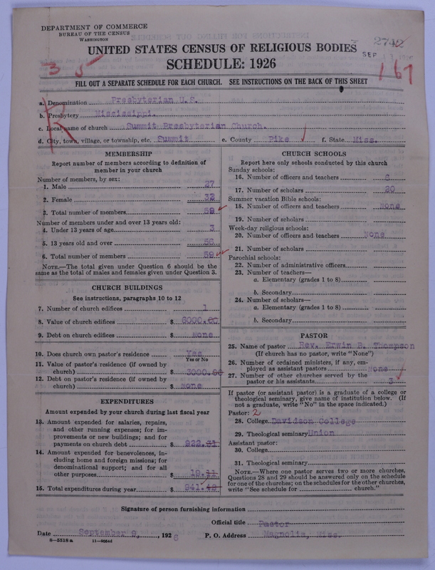 Scan of Presbyterian Church in the United States: 2742