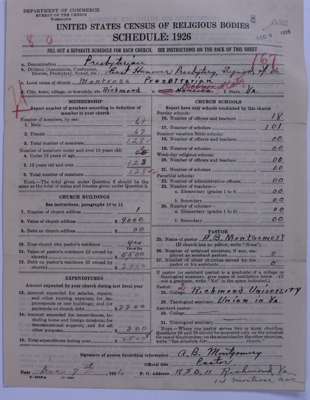 Scan of Presbyterian Church in the United States: 552