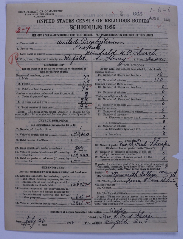 Scan of United Presbyterian Church of North America: 668