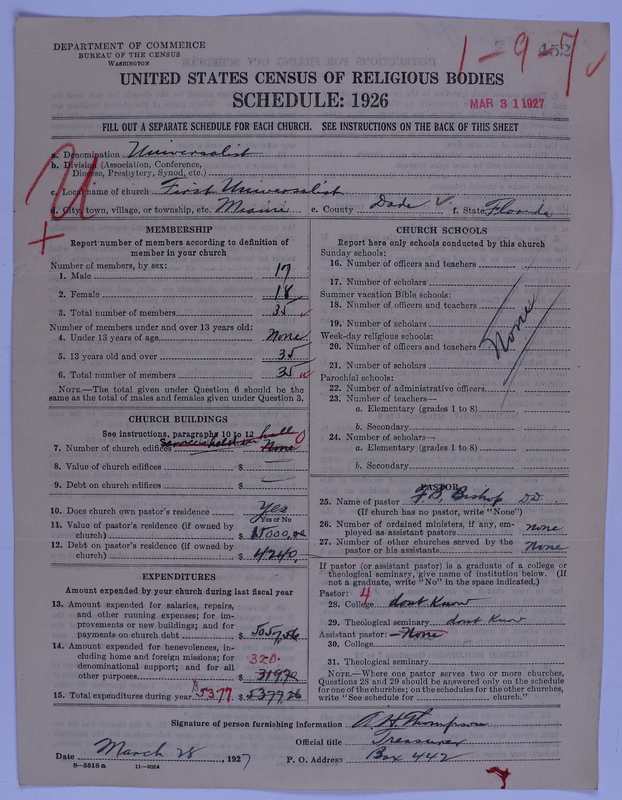 Scan of Universalist Church: 452