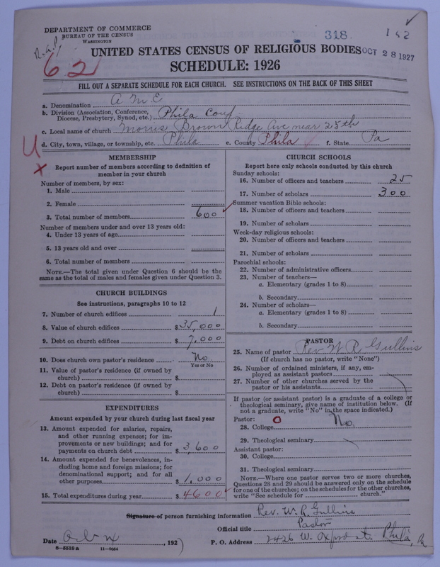 Scan of African Methodist Episcopal Church: 318