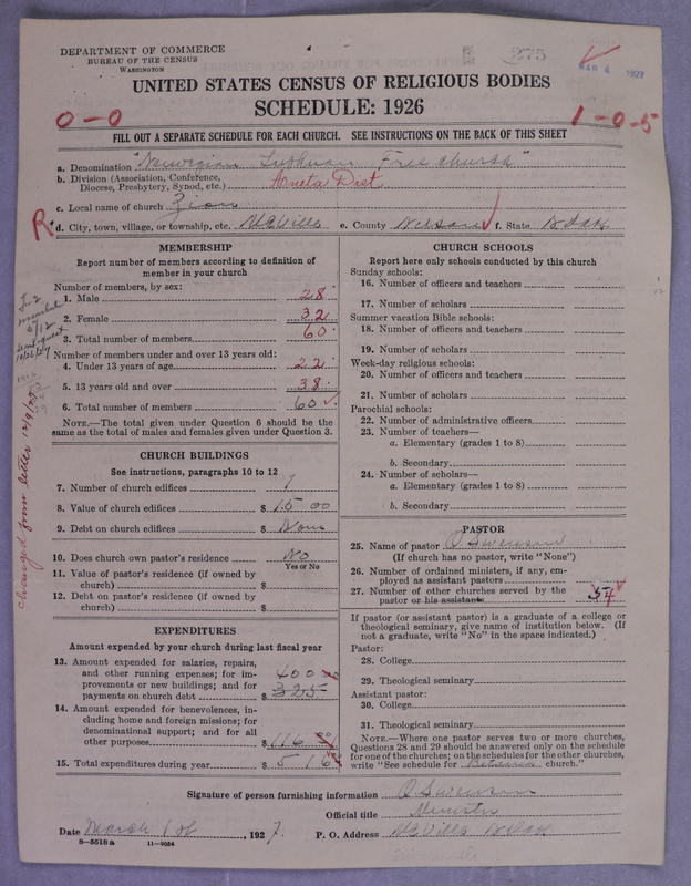 Scan of Lutheran Free Church: 275