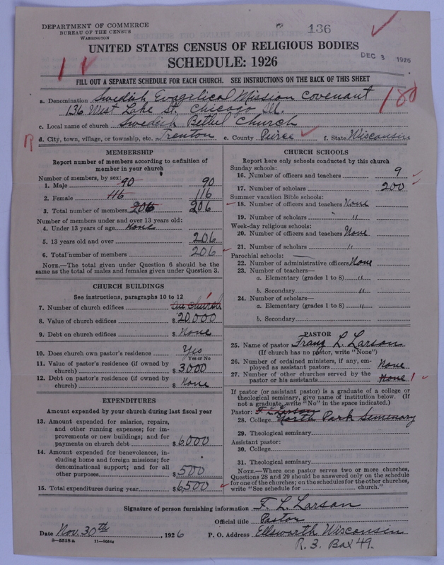 Scan of Swedish Evangelical Mission Covenant of America: 136