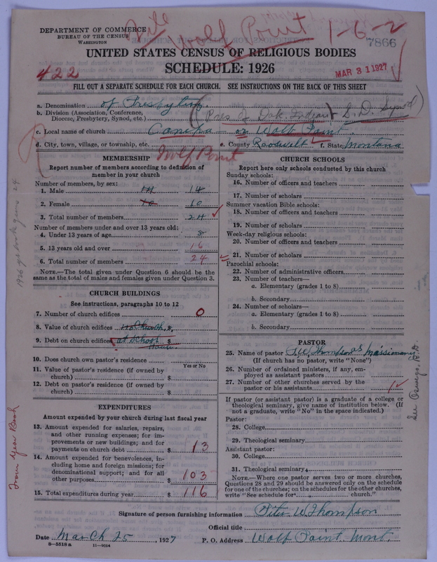 Scan of Presbyterian Church in the United States of America: 7866
