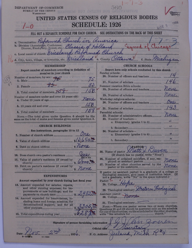Scan of Reformed Church in America: 560