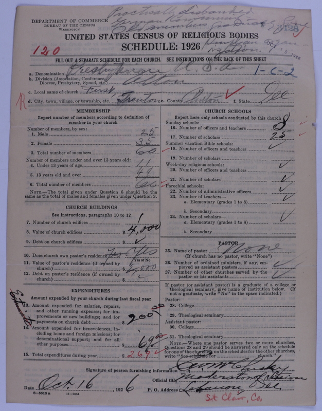 Scan of Presbyterian Church in the United States of America: 3428