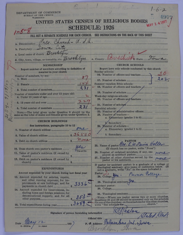 Scan of Presbyterian Church in the United States of America: 4977