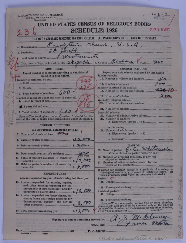Scan of Presbyterian Church in the United States of America: 5076