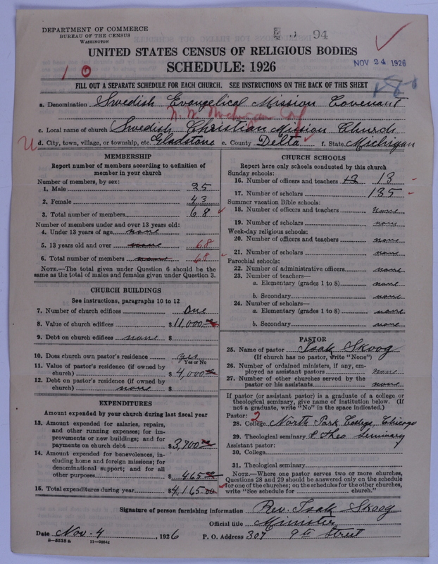 Scan of Swedish Evangelical Mission Covenant of America: 94