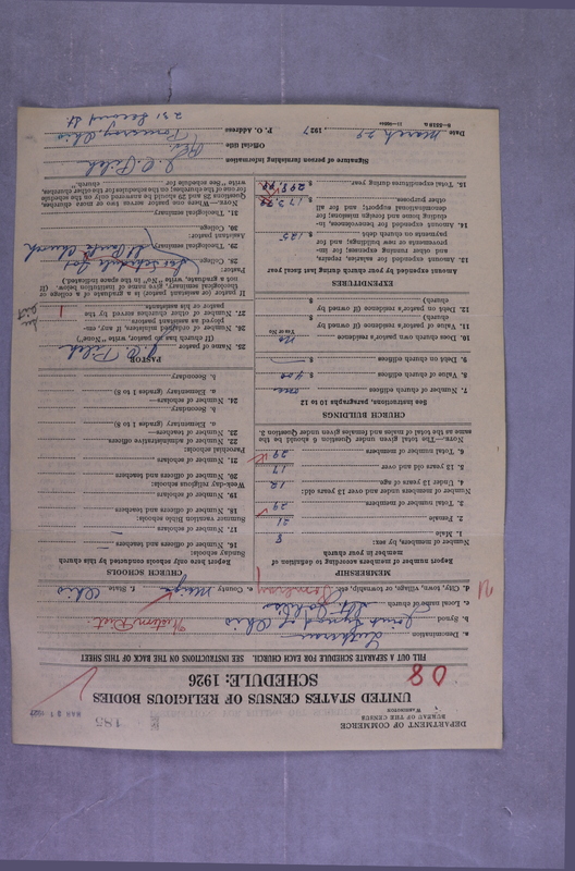 Scan of Synod of the Reformed Presbyterian Church of North America: 185