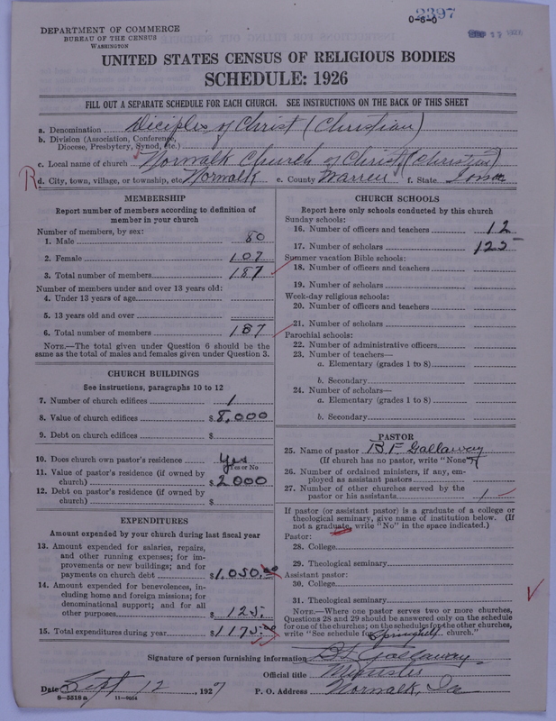 Scan of Disciples of Christ: 2397