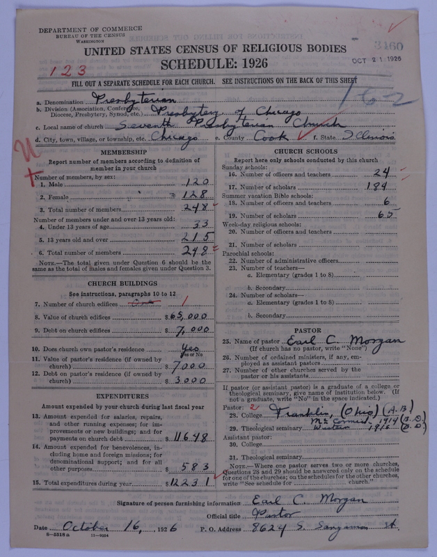 Scan of Presbyterian Church in the United States of America: 3460