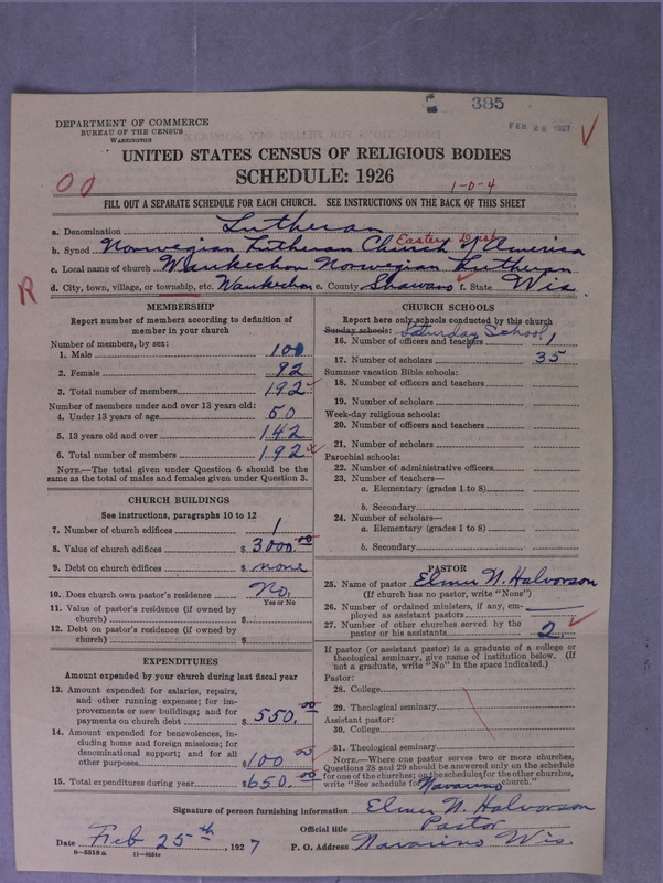 Scan of Norwegian Lutheran Church of America: 385