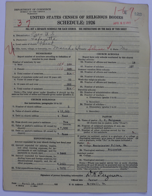 Scan of Presbyterian Church in the United States: 123